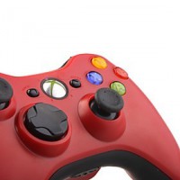 Controle Xbox 360 Vermelho Sem Fio Joystick Original Xbox360